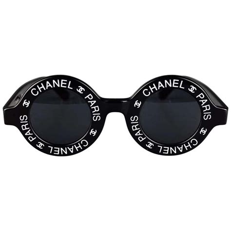 circle chanel vintage sunglasses|chanel sunglasses sunglass hut.